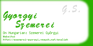 gyorgyi szemerei business card