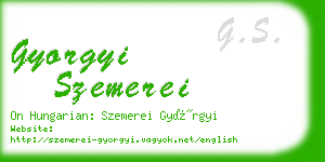 gyorgyi szemerei business card